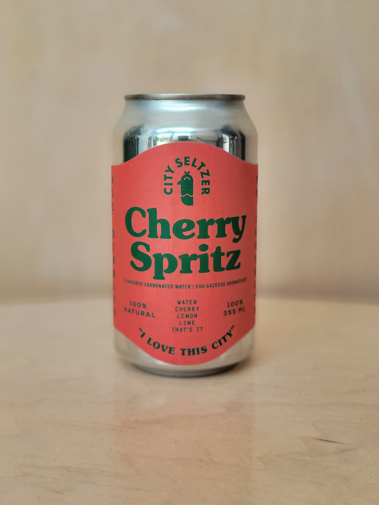 City Seltzer - Cherry Spritz (Flavoured Sparkling Water) / 355mL